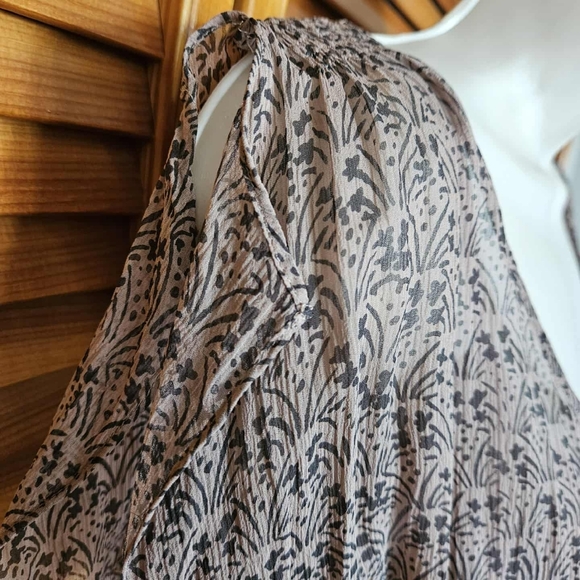 Club Monaco brown nude dress sz 8 - Picture 11 of 16